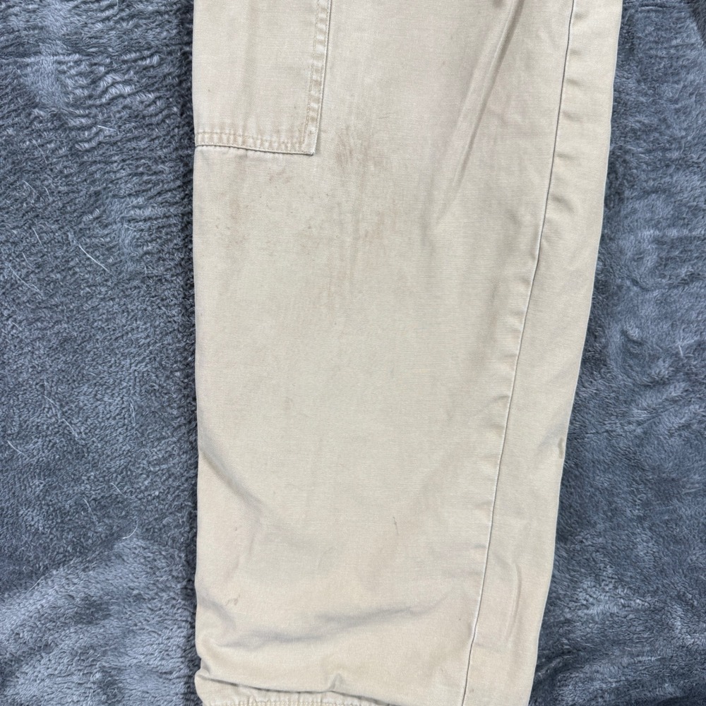 Faded Glory Cargo Pants‎ Boys 14 Barley Tan Fleece Lined - Picture 9 of 12